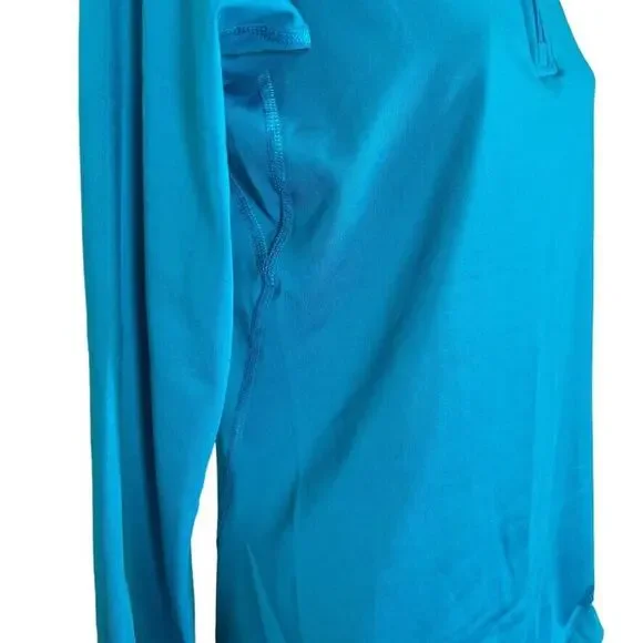 Nike Pro Combat Dri-Fit Fitted Fleece Lined 1/4 Zip Therma Shirt Top Womens M - Picture 3 of 16